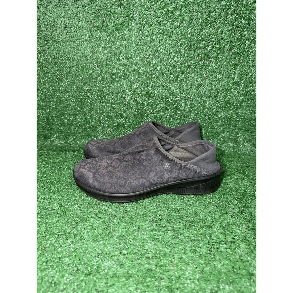 Bzees Getaway Shoes Womens Size 7 Grey Shimmer Collapsible Heel Casual Slip On - Picture 4 of 9